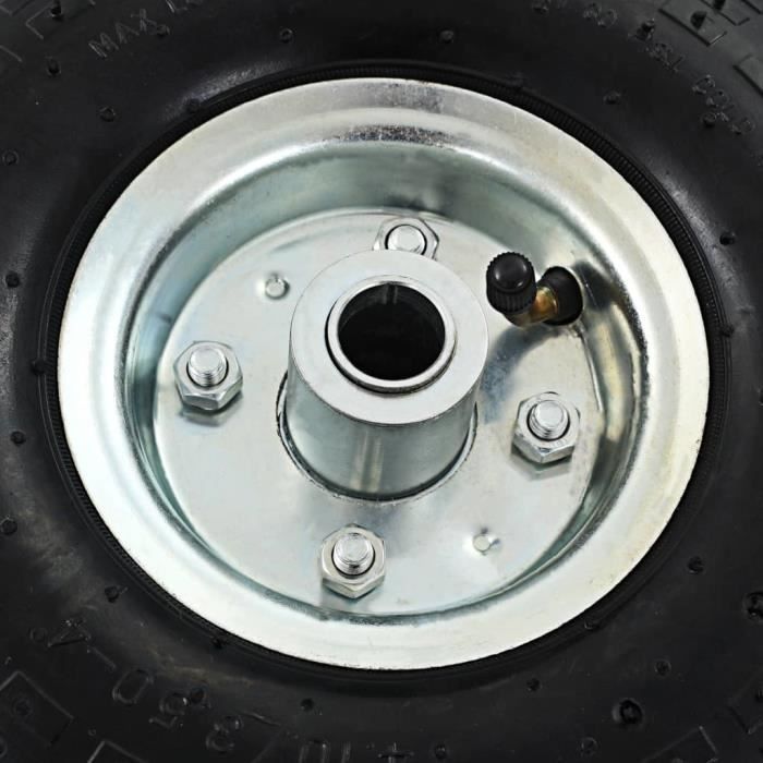 Sackkarrenrad – JA – 4.10/3.50-4 – Pannensicheres Gummi – 2 Stück