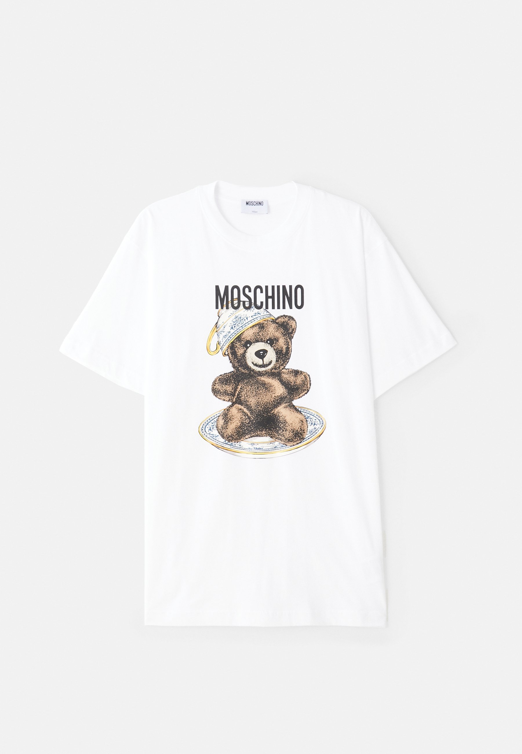 MOSCHINO TEDDY - Triko s potiskem - white