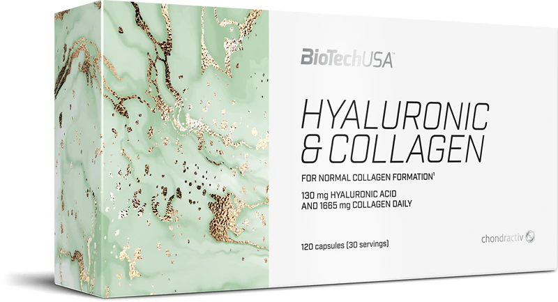 BioTechUSA Hyaluronic & Collagen voedingssupplement, collageencapsules