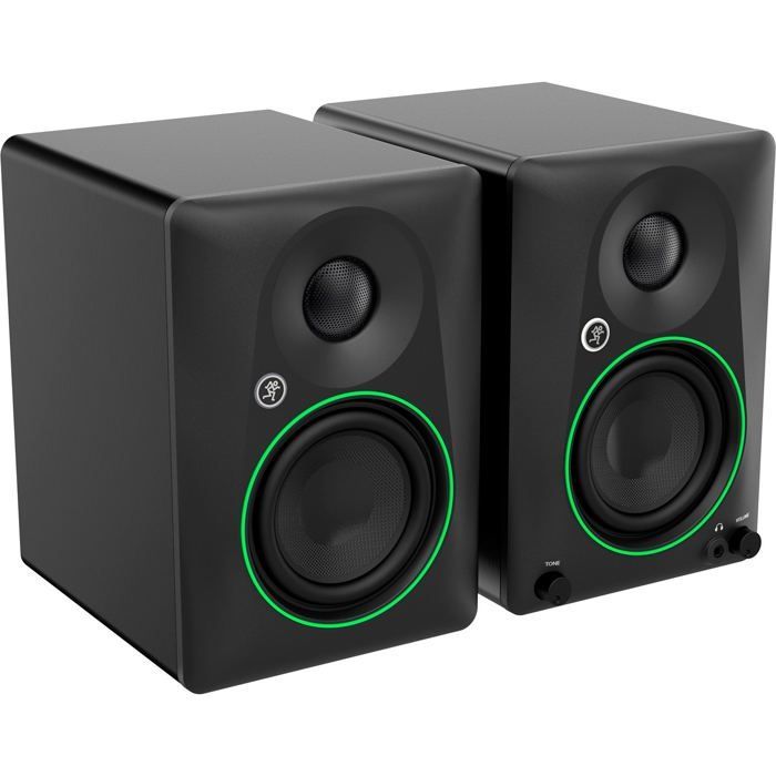 Mackie CR4.5 actieve studiomonitoren - TRS/RCA/mini-jack aansluitingen - Zwart