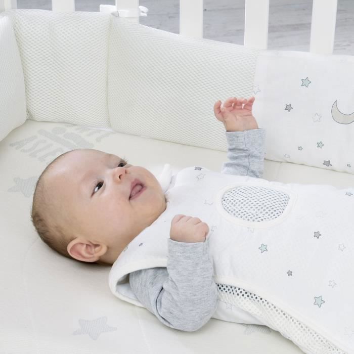 3-in-1-Beistellbett – ROBA – SAFE ASLEEP – Inklusive „Sternenzauber“-Ausstattung – Weiß