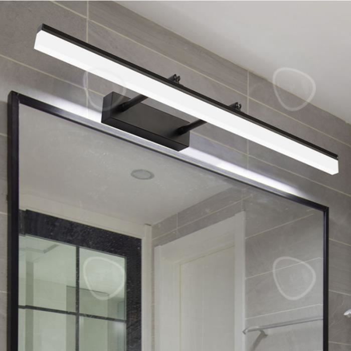 CONFO® Miroir télescopique armoire miroir lumière avant led toilette salle de bain lumière