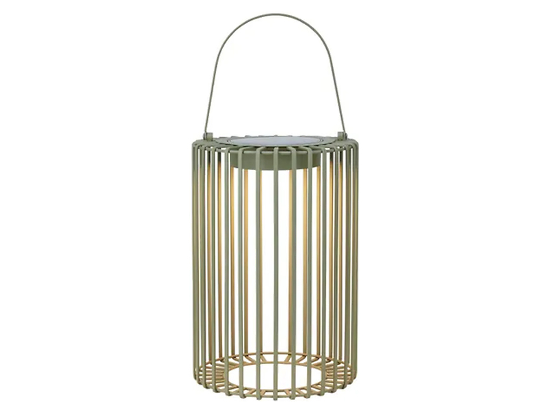Lampa solarna Cavia LED ze ściemniaczem metalowa szara