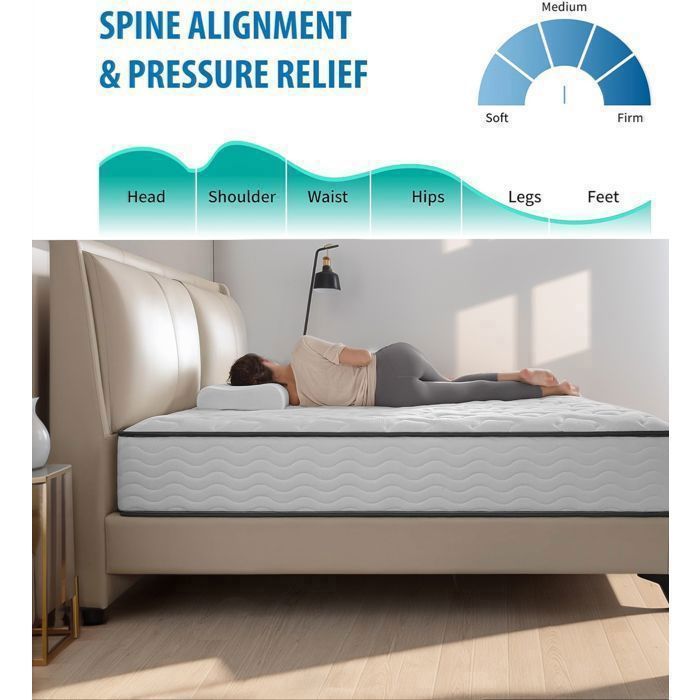 Sleivant Matelas 160x200 , Matelas Forfait 2 Personnes 16cm Épaisseur