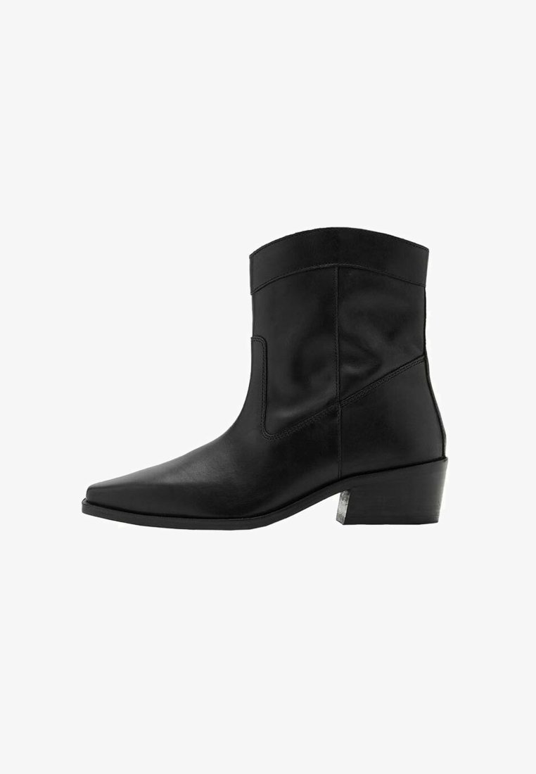Mango Kids TEEN - Klassieke enkellaarsjes - zwart