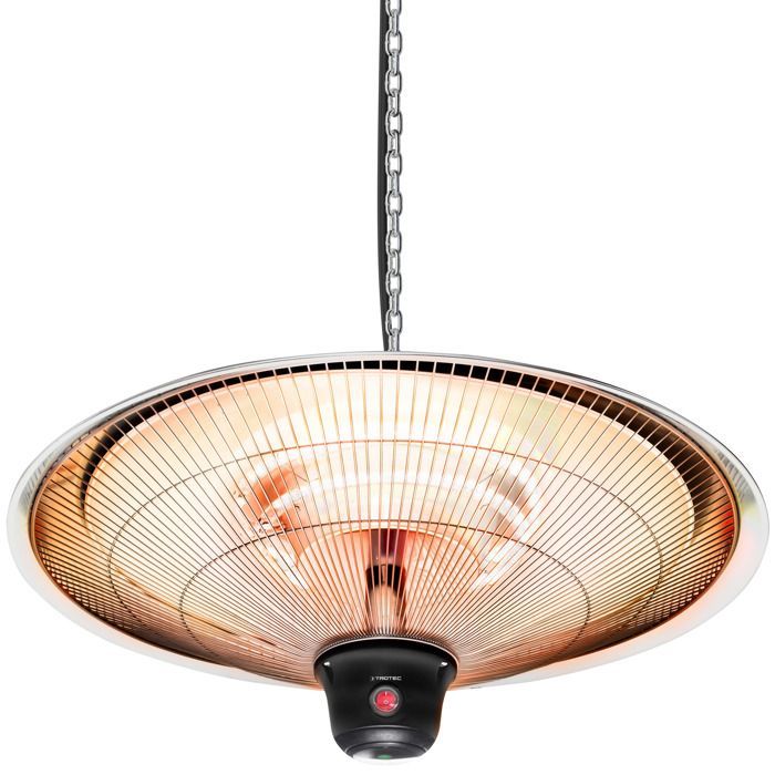 TROTEC Radiant suspendu design IR 2000 SC - Chauffage d'exterieur - 2000 W - 3 allures - Chaleur infrarouge