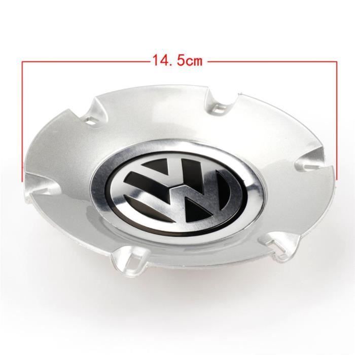 Tapa central cromada para rueda, OEM, para VW Volkswagen EOS (145, 601, 149, 2007, 2008), cubierta de tapacubos con emblema, 2009 mm, 4 piezas