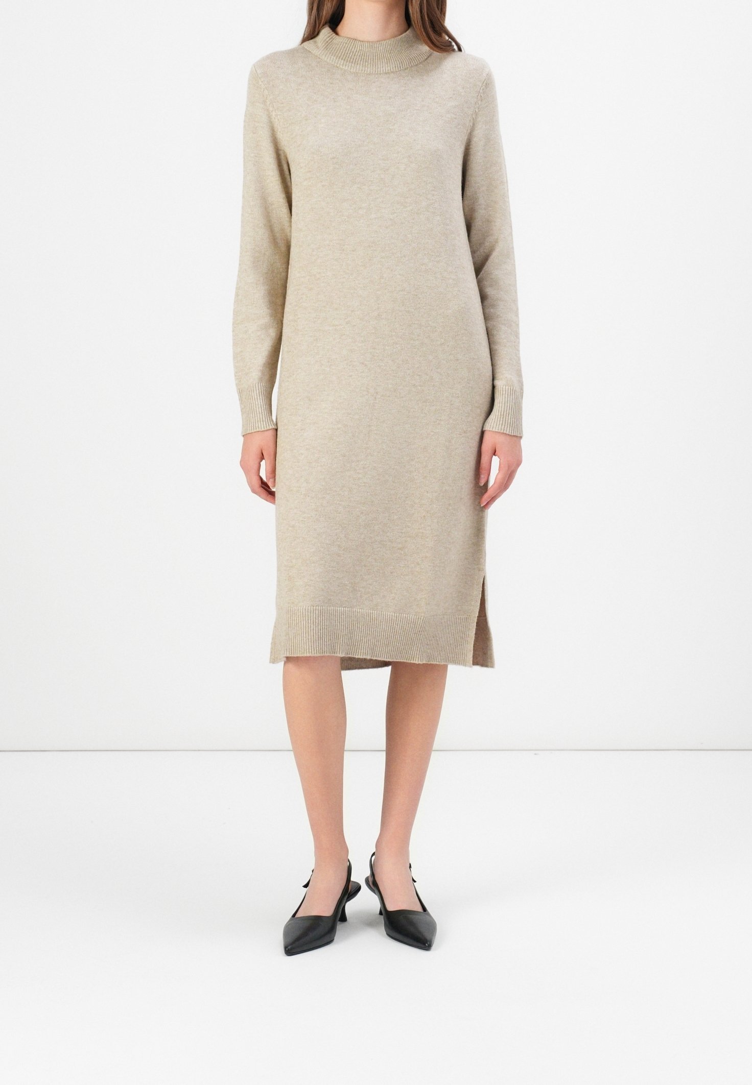 Abito maglione VILA - beige
