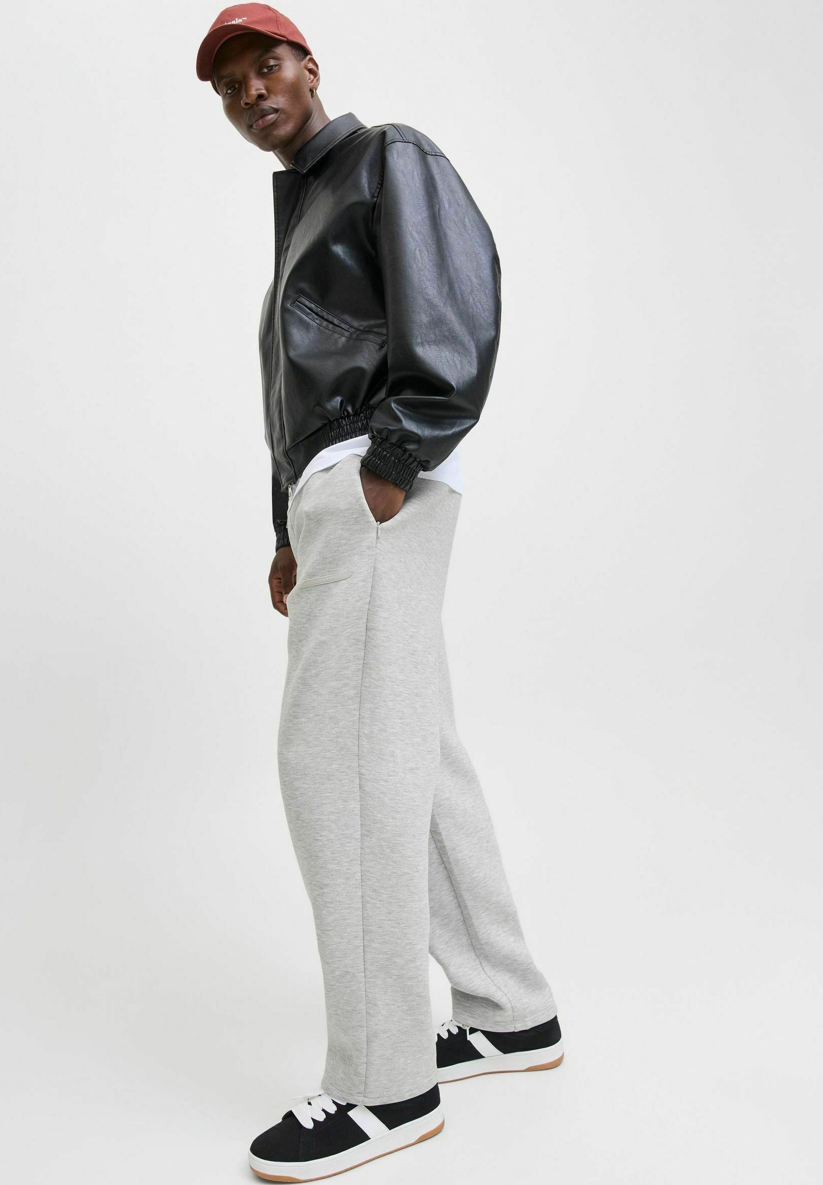 Pantaloni della tuta Jack & Jones - grigio chiaro mélange