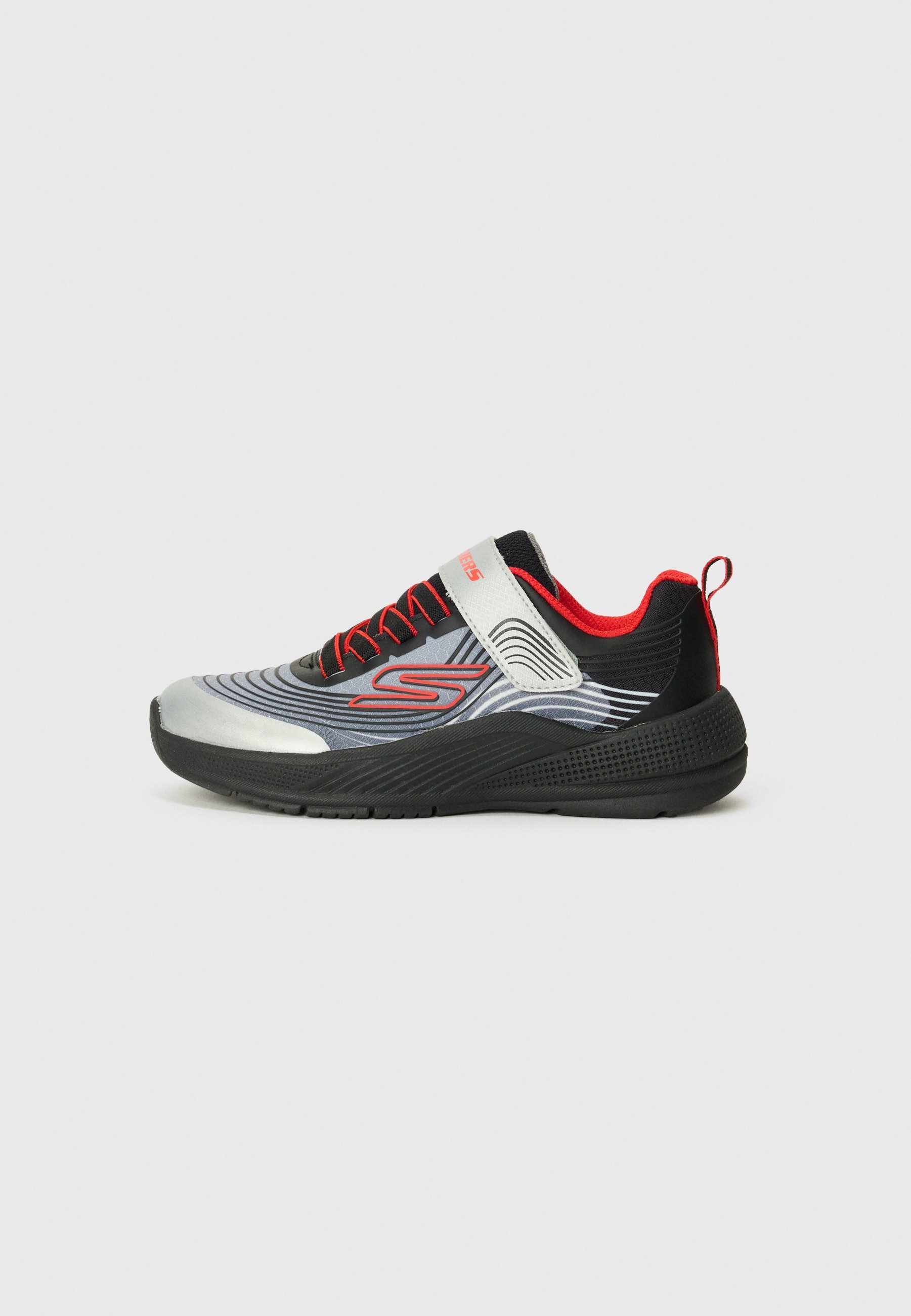 Skechers MICROSPEC ADVANCE - Baskets - noir anthracite/argenté/rouge