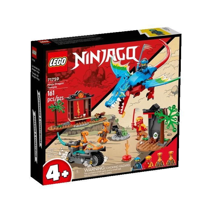 LEGO Ninjago 71759 Templo del Dragón Ninja Regalos Juguetes Coleccionables 4+