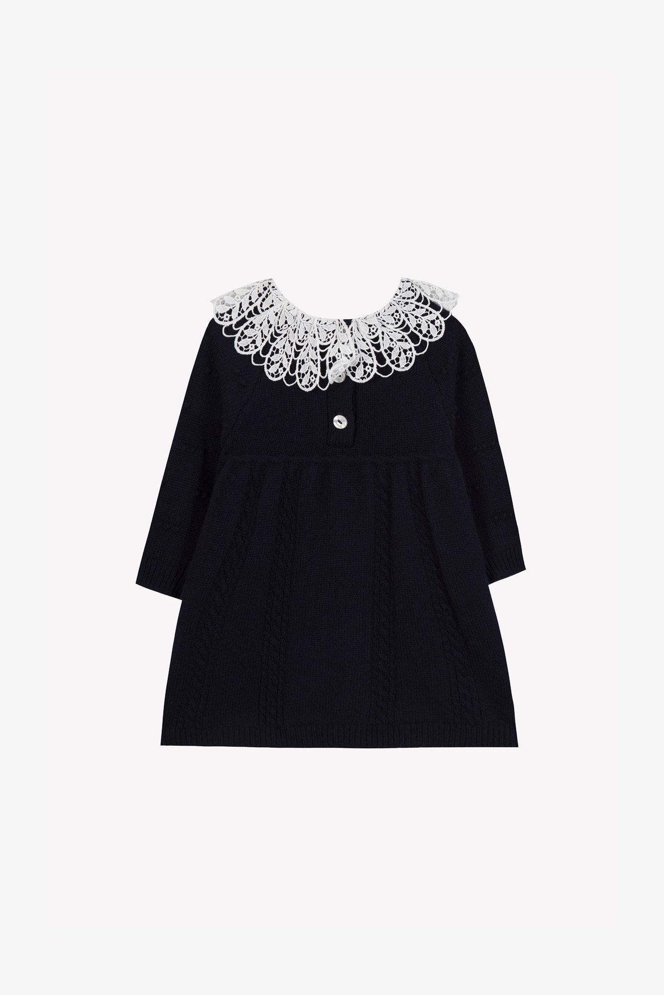 Tartine et Chocolat DRESS - Abito in maglia - blu scuro