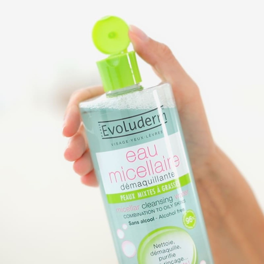 Evoluderm Démaquillante Peaux Mixtes à Grasses