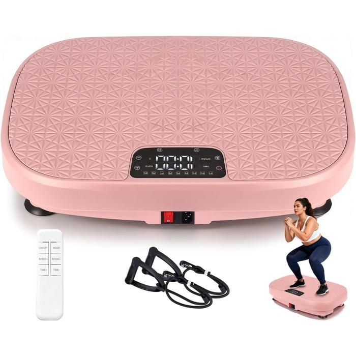 Plateforme vibrante - NETTLIFE - 199 niveaux - 9 programmes - Charge 150 kg