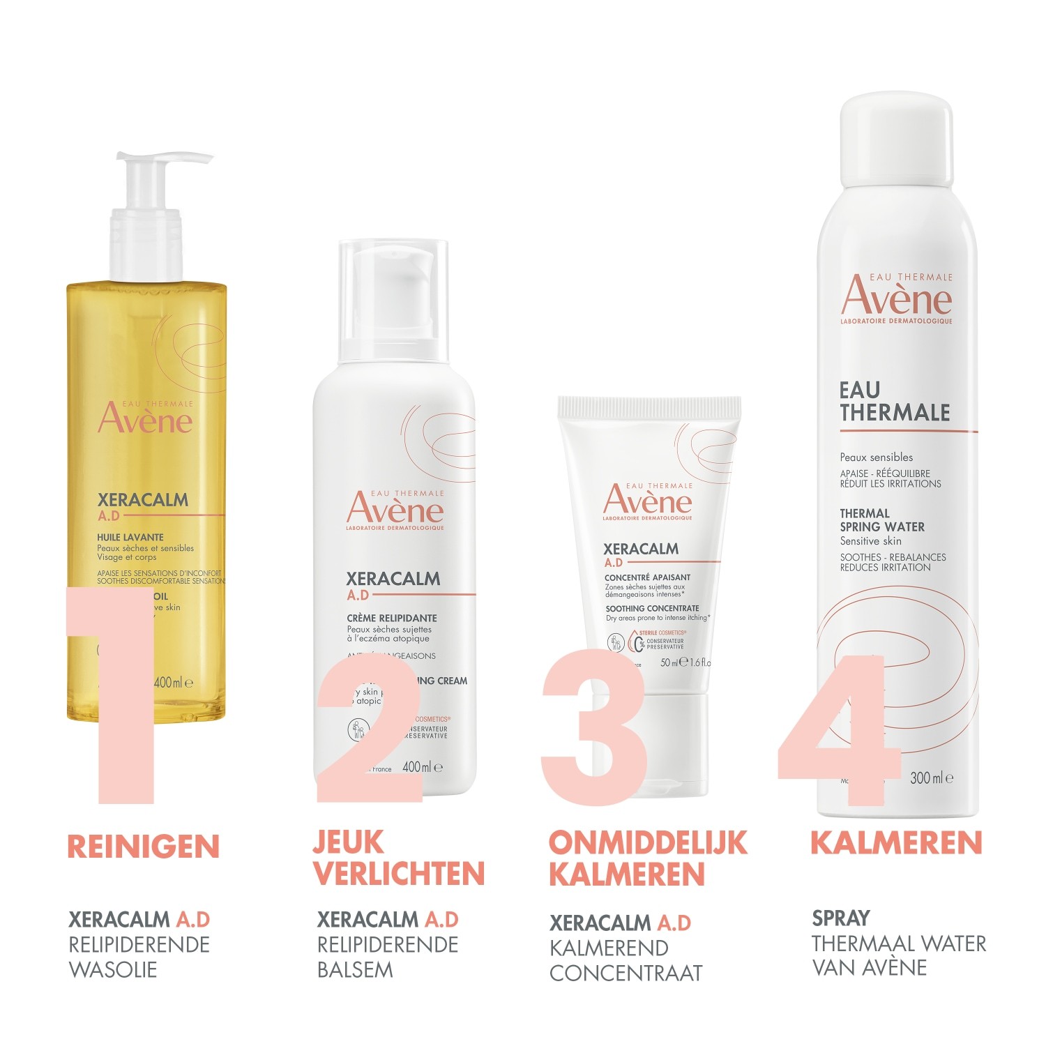 Avène Duschöl XeraCalm AD ulje za čišćenje lica koje obnavlja lipide - 400 ml