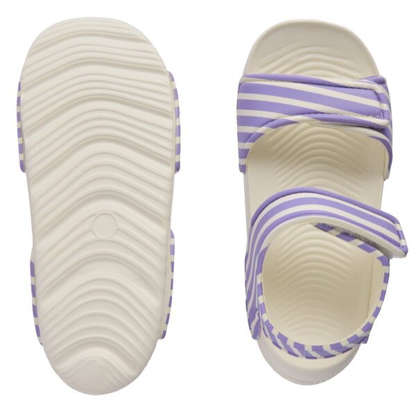 Detské vodné sandále Swim Essentials s pruhmi, fialové, veľkosť 28