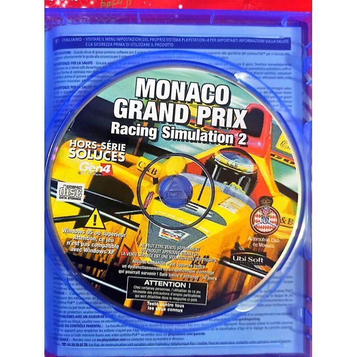 Monaco Grand Prix Rennsimulation 2 – PC – Nur CD, ohne Hülle – F1-Simulation