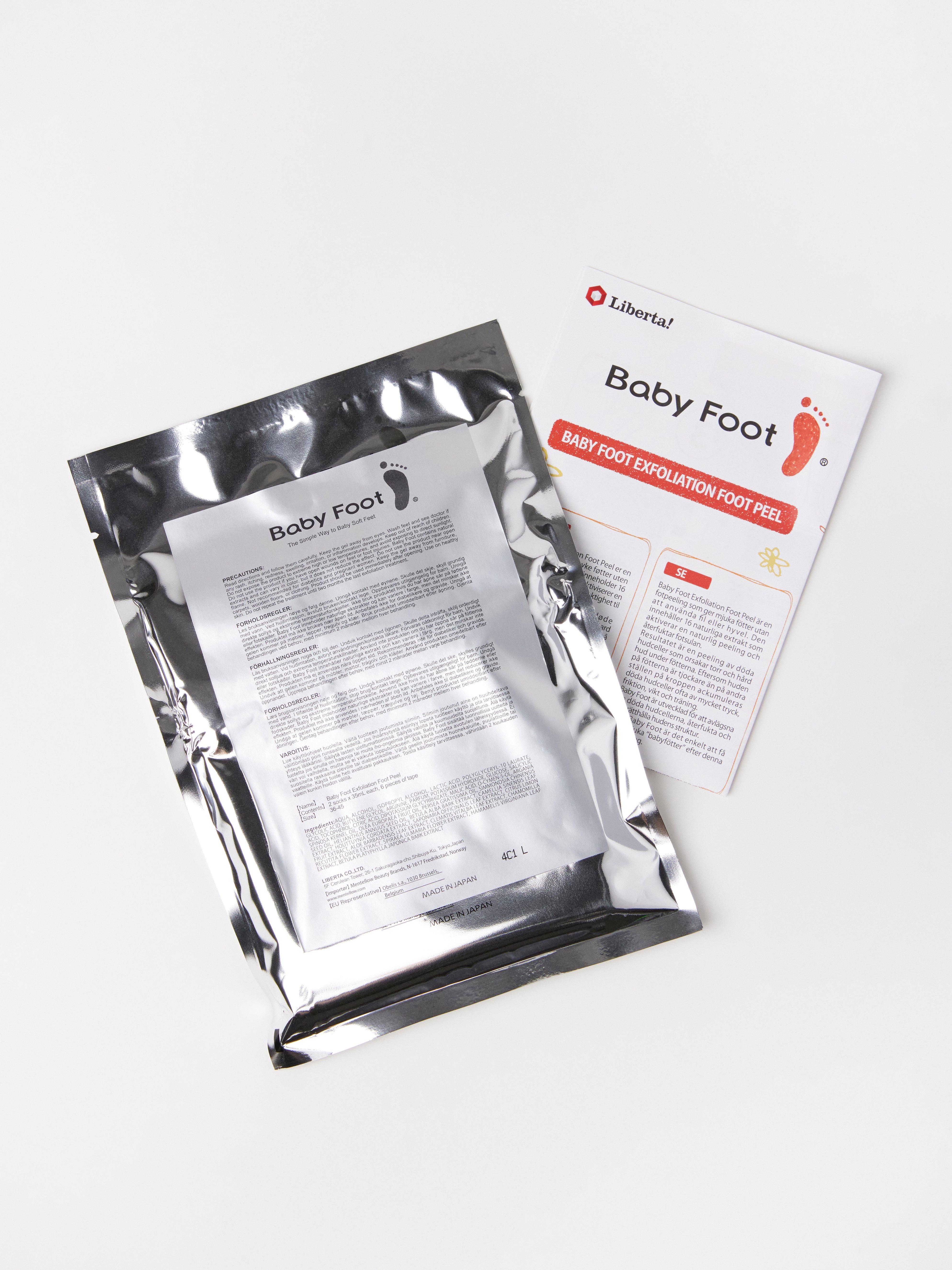 Exfoliace dětských nohou Peeling nohou Bez barvy