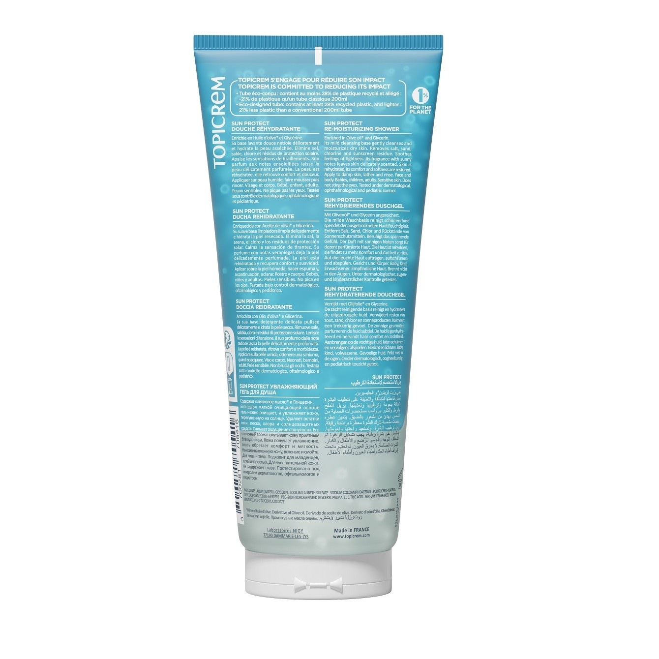 Topicrem SUN PROTECT Douche Réhydratante