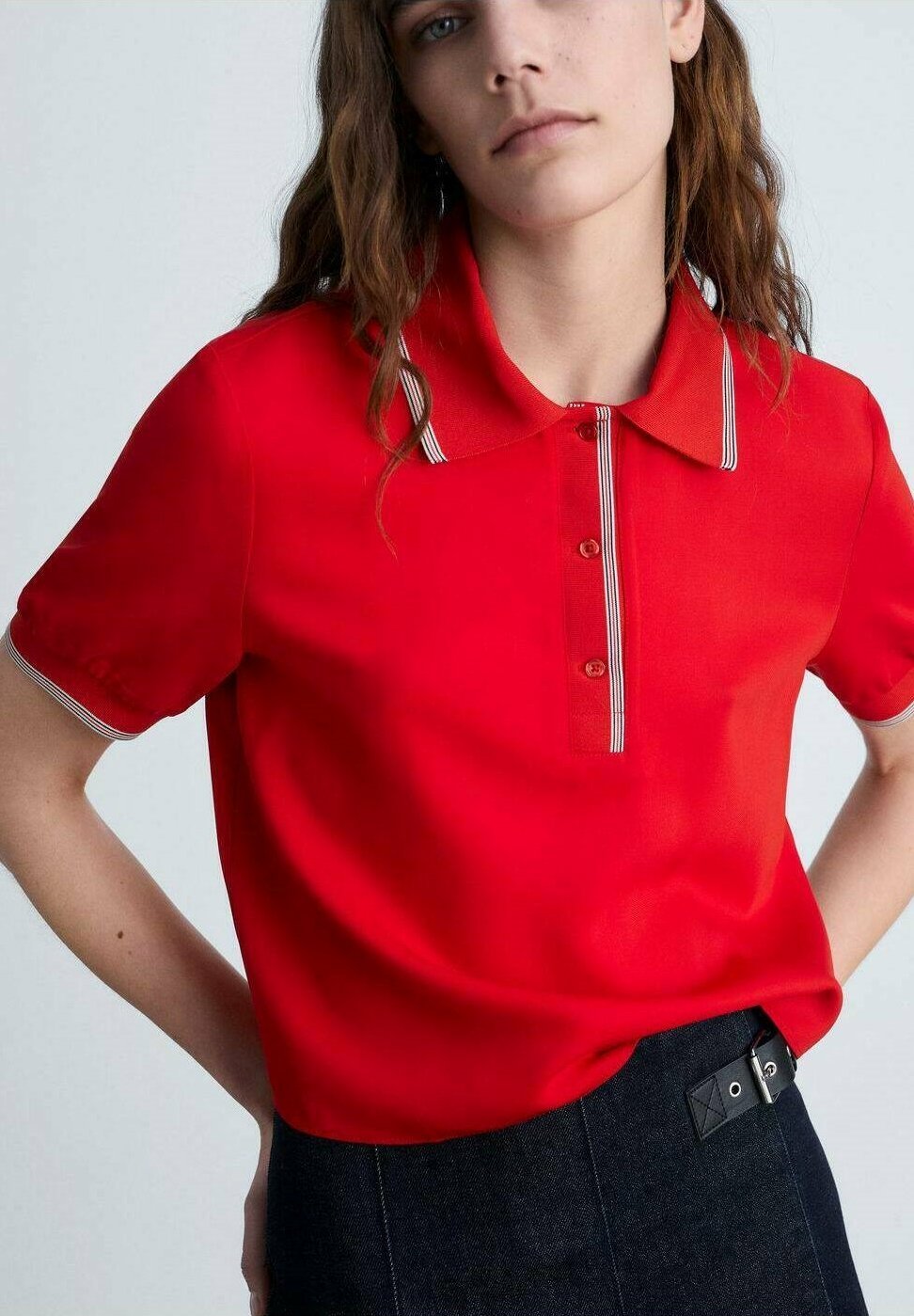 Mango poloshirt - rood