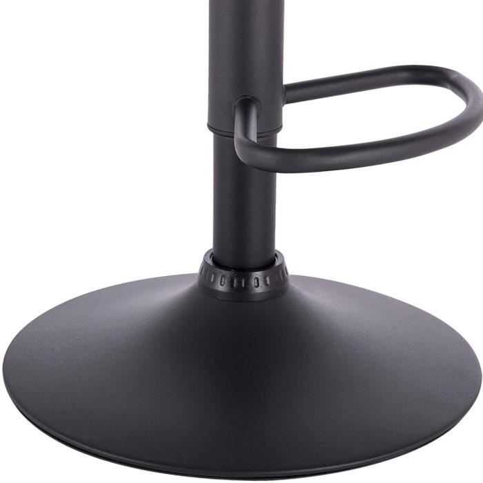Set of Two Bar Stools - Vintage - Dark Grey - Kitchen Bistro Cafe