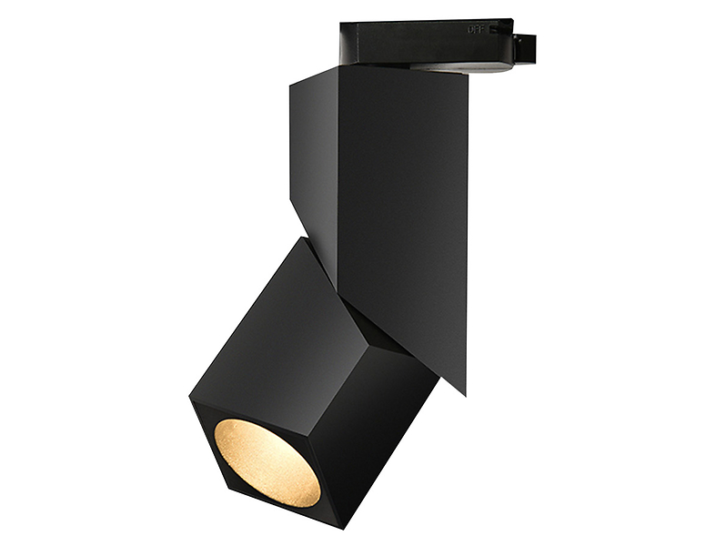 Spot szynowy Block Track LED aluminiowy czarny