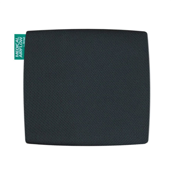Pokrowiec do poduszki na siedzisko wózka inwalidzkiego 45x40 AIRFLOW Czarny