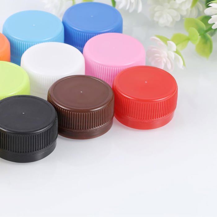 Paquete de 200 tapas de plástico de 30 mm para botellas, artículos de bricolaje, tapas de colores para envases.