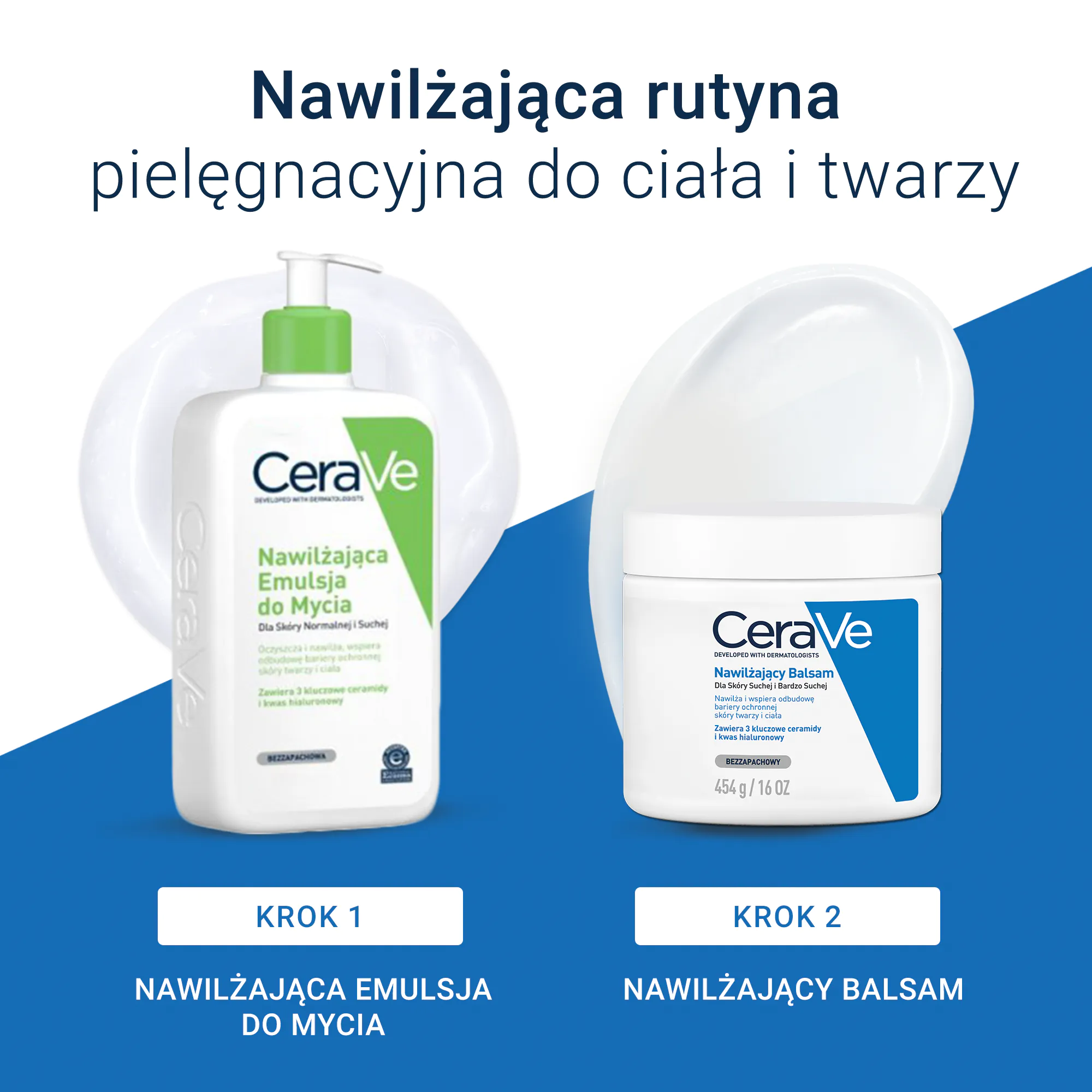 CeraVe Nawilżający balsam do skóry suchej i bardzo suchej, 454 g