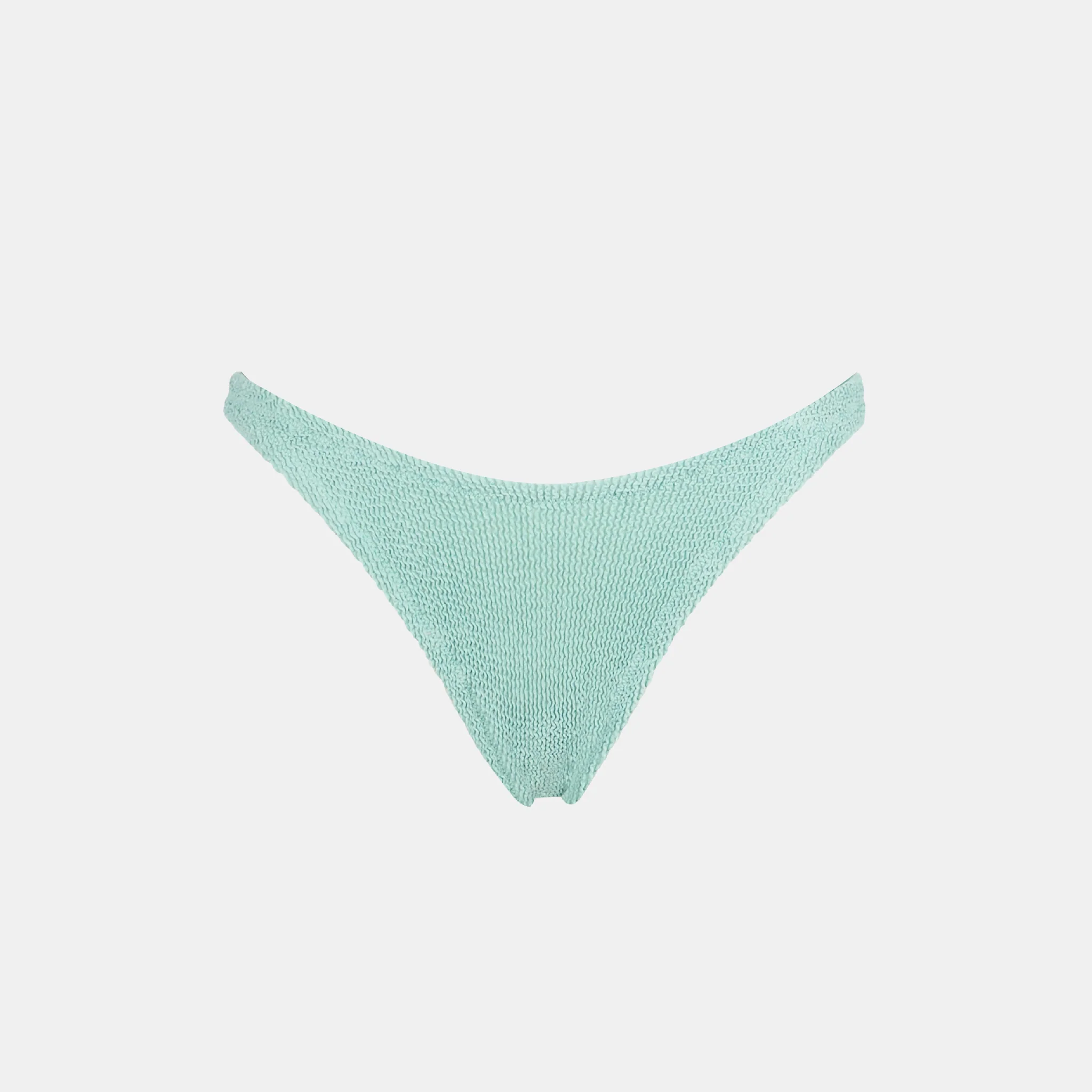 Culotte de bain froissée couleur sauge pour femme