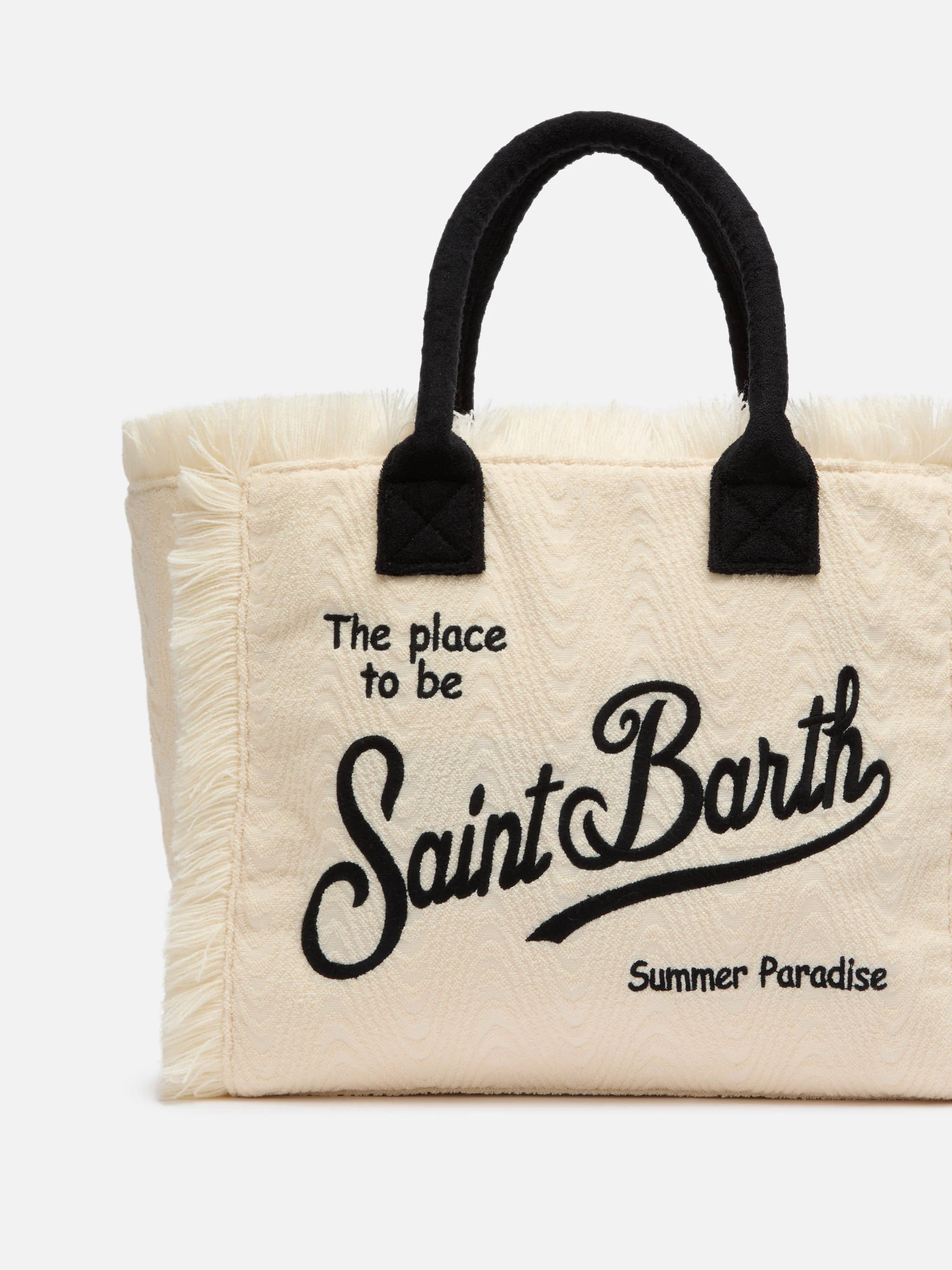 Vanity Sponge Schultertasche aus geprägtem weißem Schwamm
