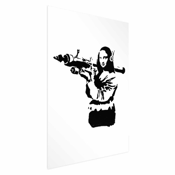 Plakat Banksy Mona Lisa 21x30 cm