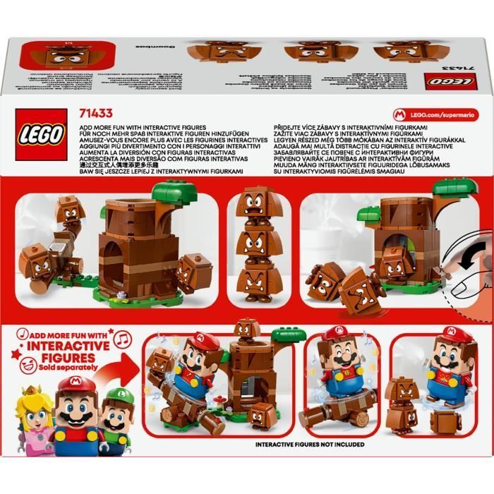 LEGO® Super Mario 71433 Terrain de jeu des Goombas - Objet collector Nintendo