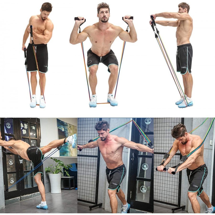 Pro Sport fitness oprema Pro - Trake otpora / Trake otpora s ručkom - Razne boje
