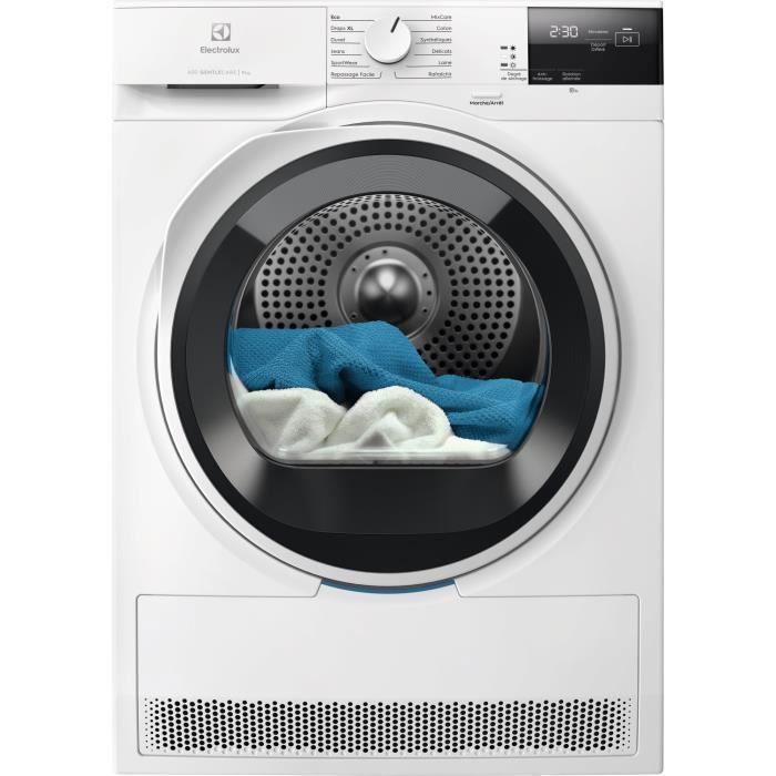 Sèche-linge Pompe à chaleur Electrolux 600 - GentleCare - 9 kg - YW6HI293DC