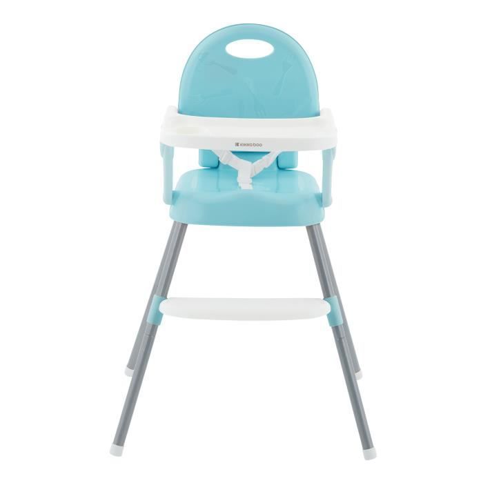 Silla alta y trona Kikkaboo 3 en 1 [Azul]