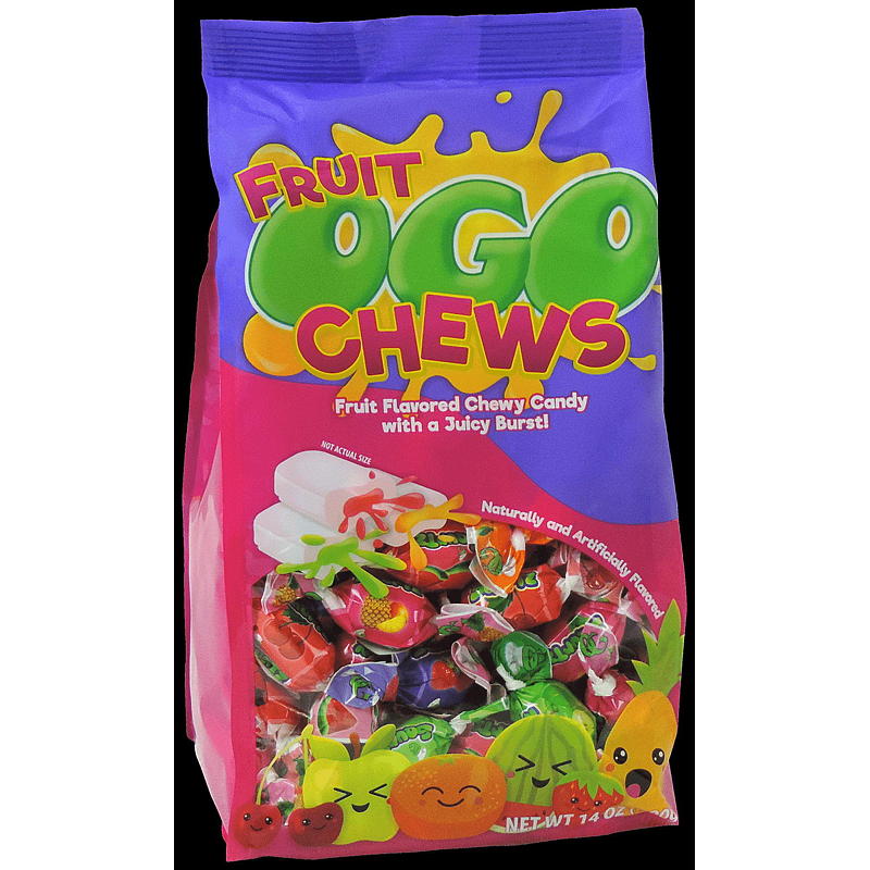 Frugtbolsjer 200 g Ogo tyggegummi