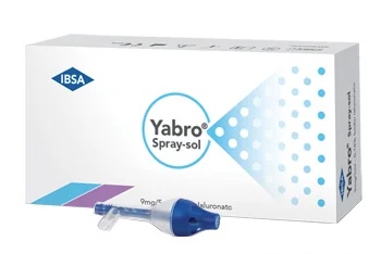 IBSA Yabro Spray-Sol 10 flessen + vernevelingsset voor aandoeningen van de bovenste luchtwegen