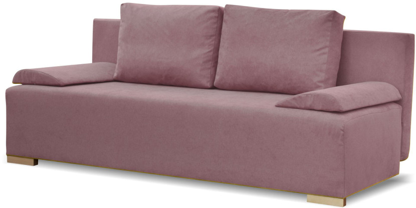 Rozkładana sofa ze sprężynami bonell Eufori Plus Różowa