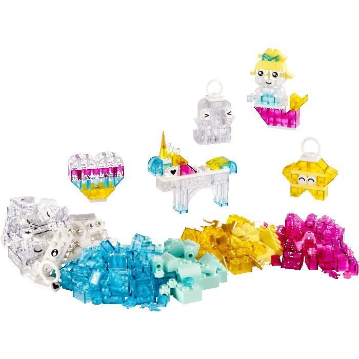 LEGO Classic 11040 La scatola magica di mattoncini trasparenti - Regali, giocattoli e oggetti da collezione 5+