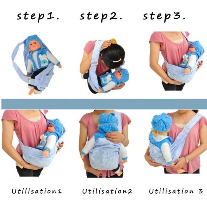 Portabebés tipo fular - LEOCLOTHO - Rojo - 0-36 meses - Comodidad y seguridad - Fácil de usar - Para todas las estaciones