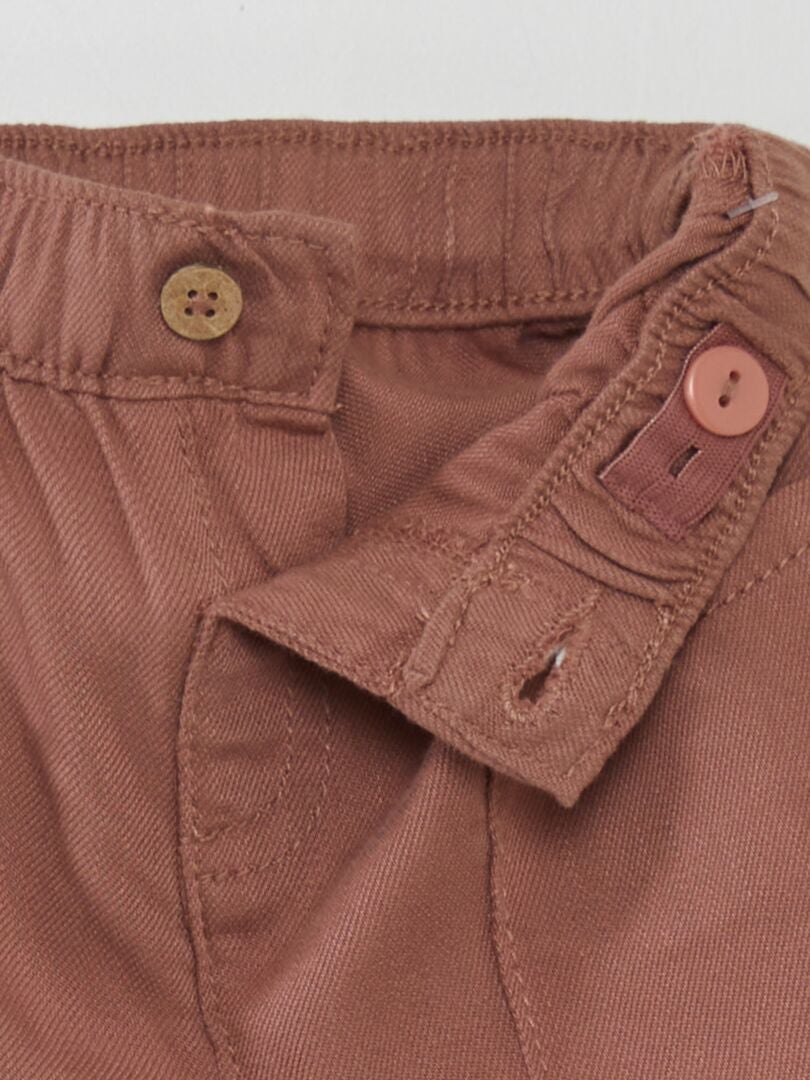 Lichtgewicht broek met meerdere zakken - BRUIN