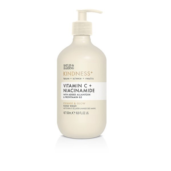 „Baylis & Harding Kindness+“ vitamino C rankų plovimo priemonė su šviesinančiu poveikiu