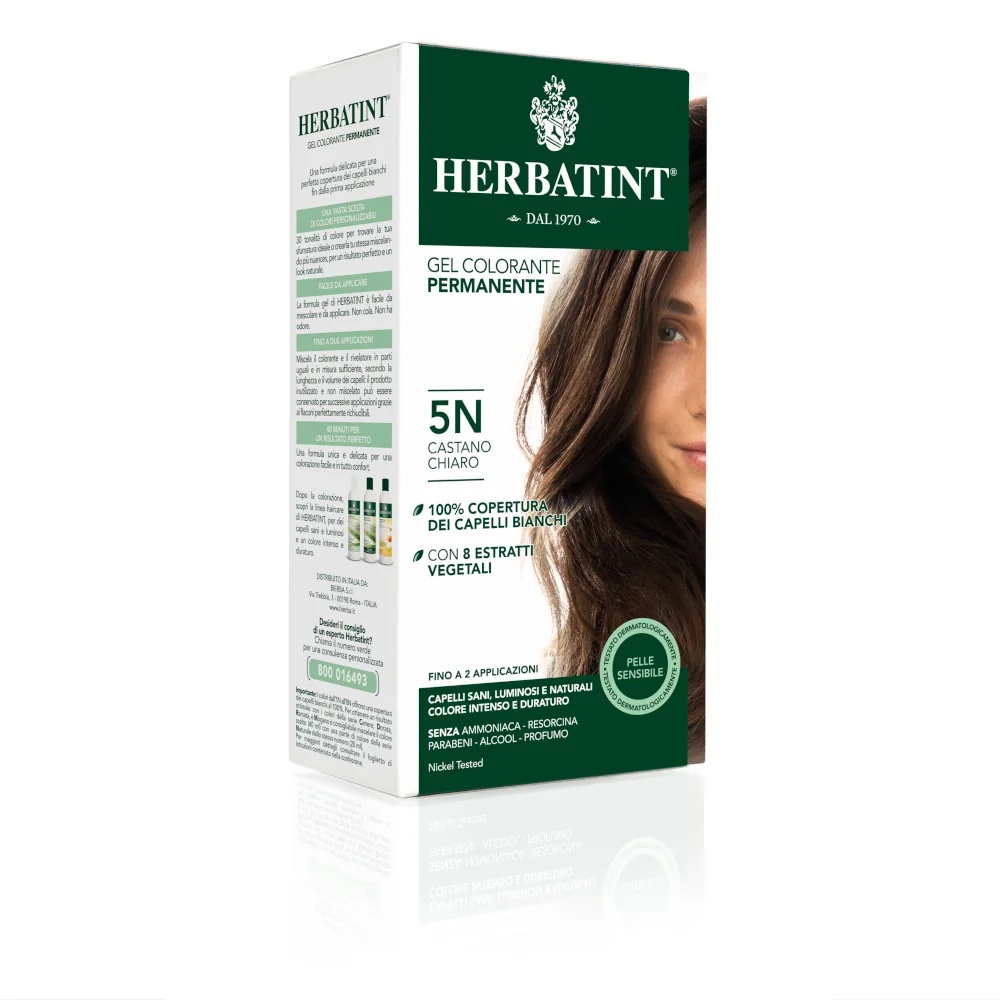 HERBATINT Herbatint Permanente Gel Haarkleur 5N Lichtbruin 150 ml