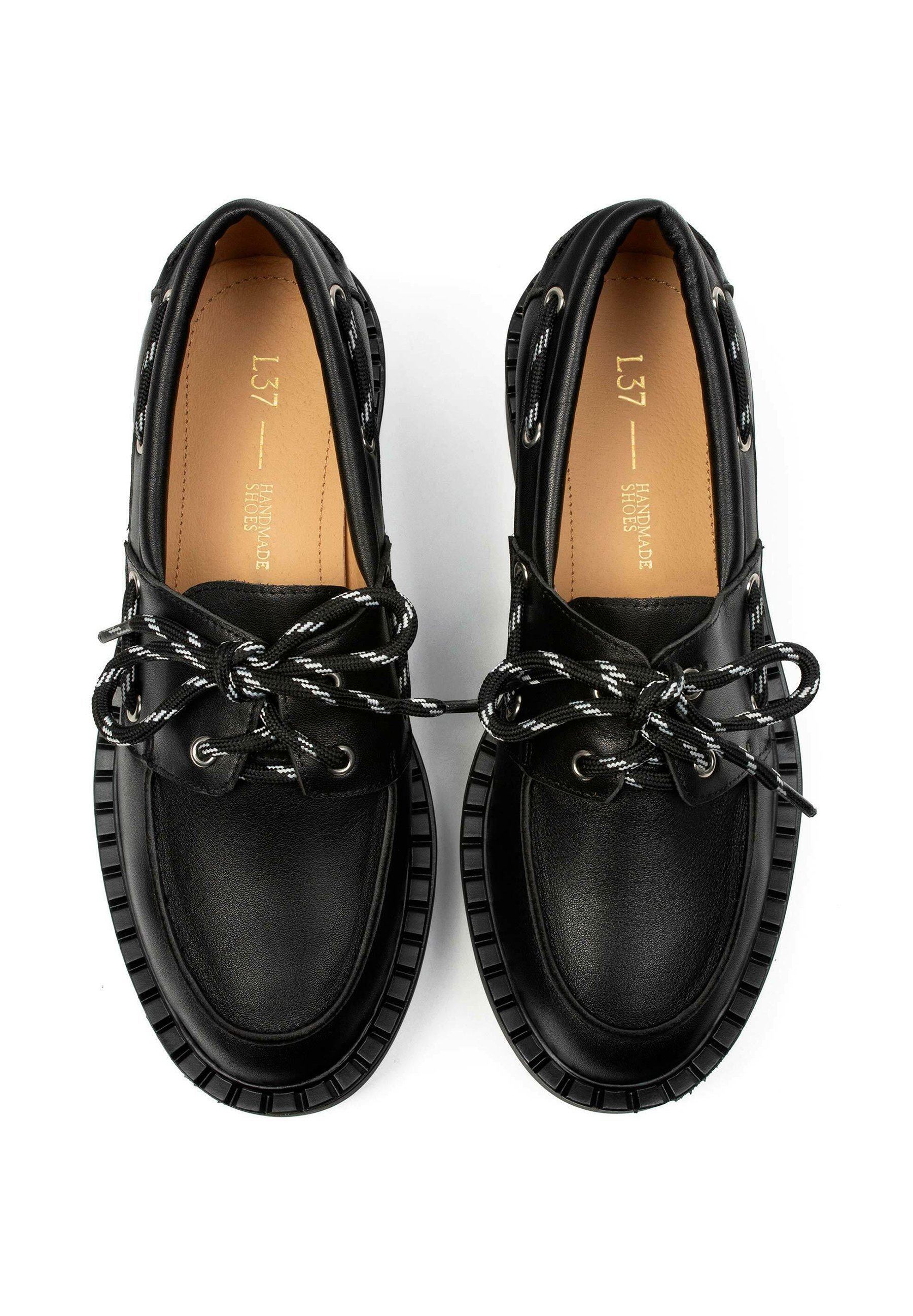 L37 STARDUST - Scarpe con lacci - nere