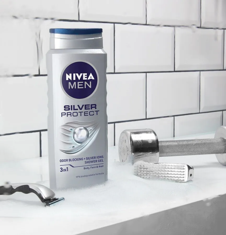 Nivea Żel pod prysznic Silver Protect