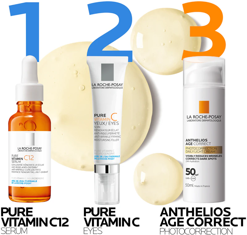 Sérum Clareador Antirrugas La Roche-Posay Pure Vitamin C12 com Vitamina C