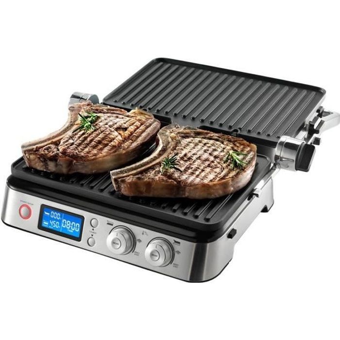 Grille-viande Multigrill - DELONGHI - CGH1020D - 2000W - 6 modes de cuisson - Plaques interchangeables (plancha & grill)
