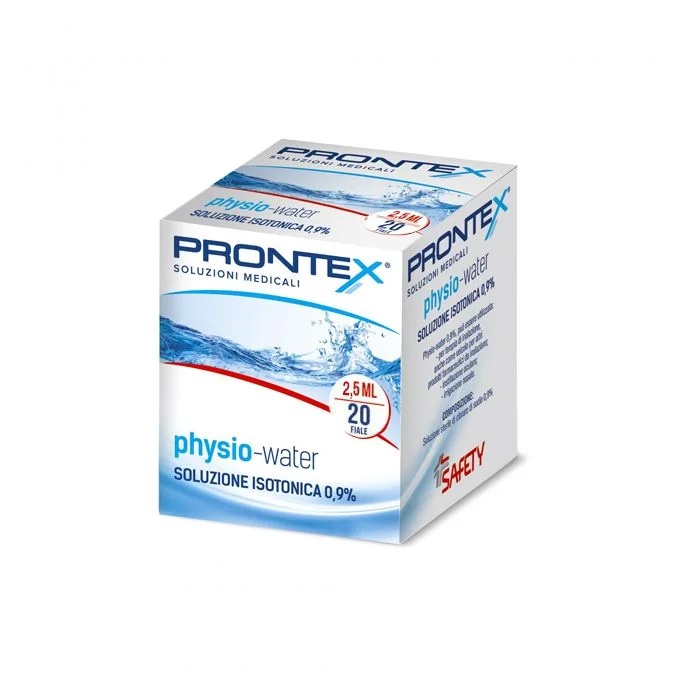 PHYSIO WATER Isotonisch fysiotherapiewater 20 flesjes 2,5 ml Oog- en oorhygiëne
