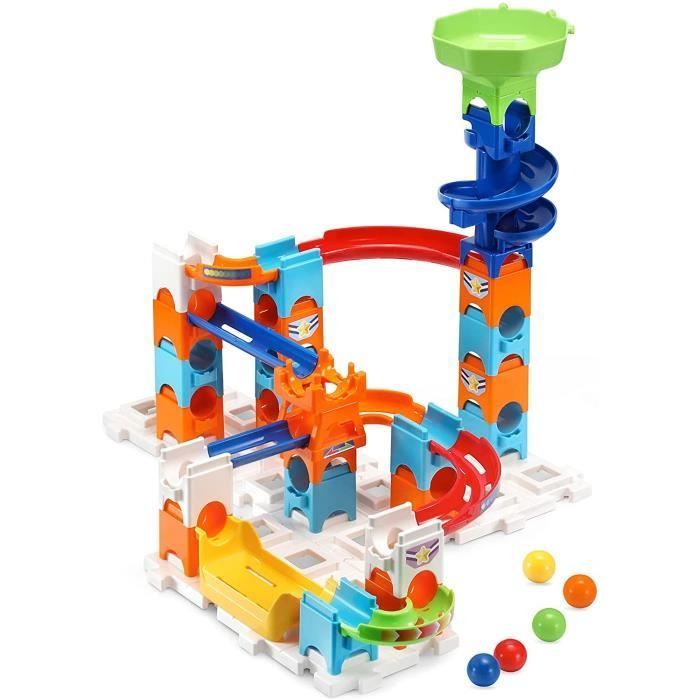 VTECH Marble Rush Adventure Set S100 - 61 pieces and 5 marbles included
